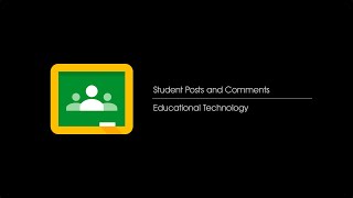 Responding: Posts and Comments in Google Classroom