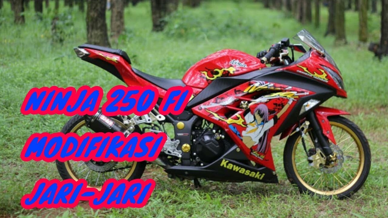 Kawasaki Ninja 250 Fi Modifikasi Jari Jari Part1 Youtube