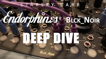 Is this the only drum Module you’ll need? : Endorphin.es Blck_Noir review and demo