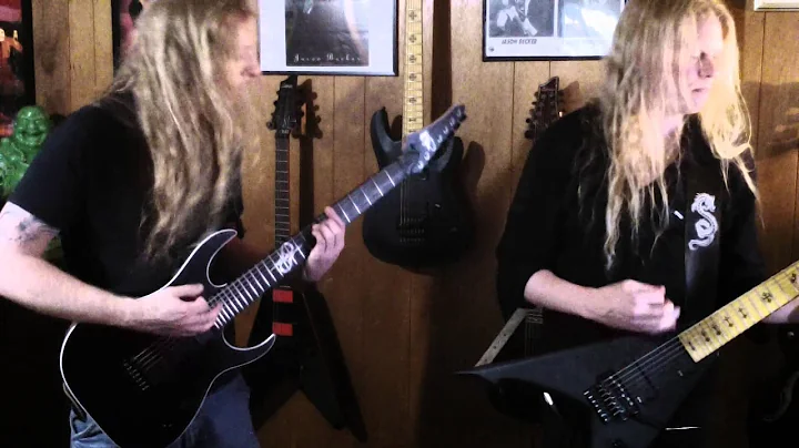Jeff Loomis and Joe Nurre playing the song "Surren...