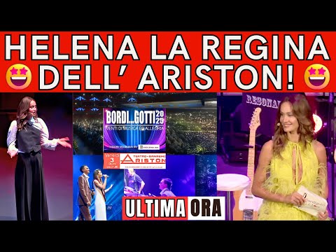 Video HELENA PRESTES INCANTA SANREMO: LA REGINA DELL’ARISTON NELLO SHOW BENEFICO BORDIGOTTI 2025!
