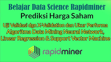 Belajar Data Mining Komparasi Algortima (6) di Rapidminer