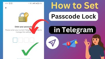 How to Set Passcode Lock on Telegram | Enable Passcode Telegram