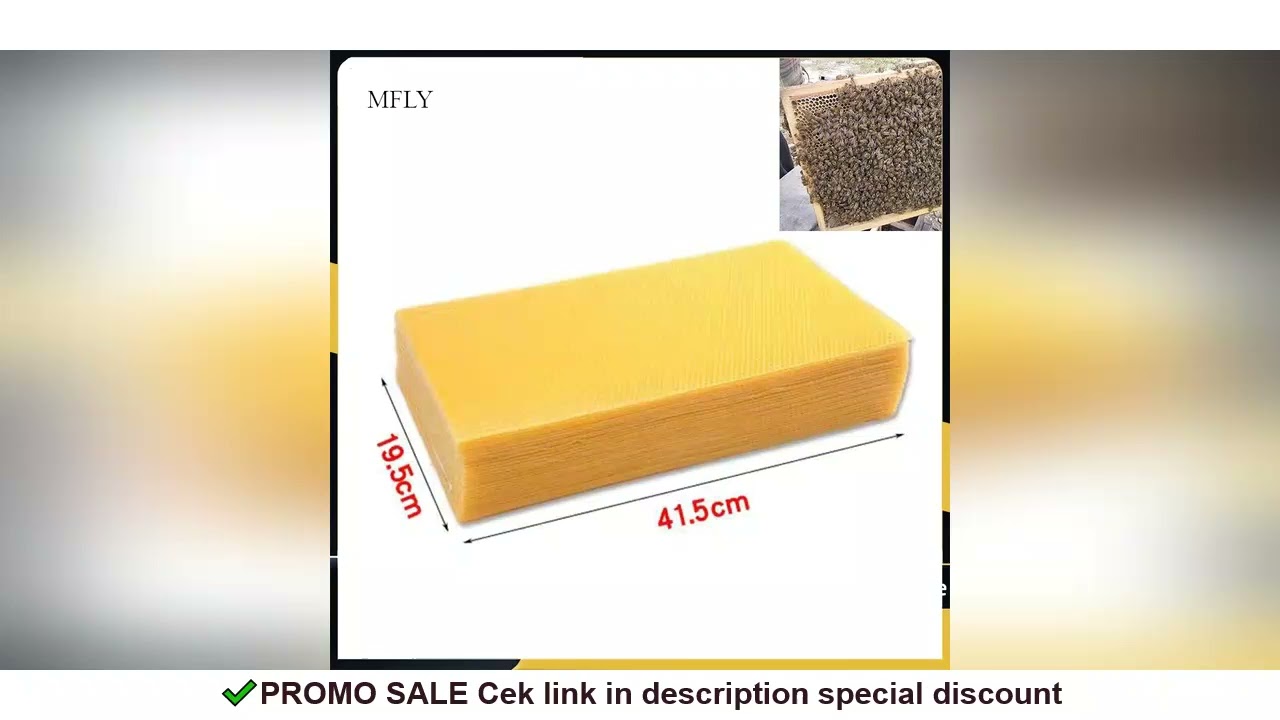 30pcs Honeycomb Wax Honeycomb Beekeeping Nest Box Beeswax Honeycomb Sheets Beekeeper Tools