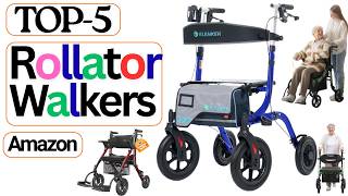 ✅Top 5 BEST Rollator Walkers Wheelchair for Seniors in (2026) Watch This BEFORE You Buy