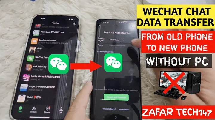 HOW TO TRANSFER WECHAT DATA FROM OLD PHONE TO NEW PHONE WITHOUT PC | IPHONE WECHAT DATA TO ANDROID - DayDayNews