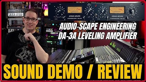 Audio-Scape DA3A Compressor | Sound Demo / Review