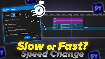How to Change Video Speed in Premiere Pro | Slow Motion & Fast Motion Tutorial