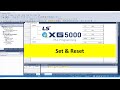 LS PLC Programming | Set &amp; Reset Instruction | XG5000 Tutorial in Bangla
