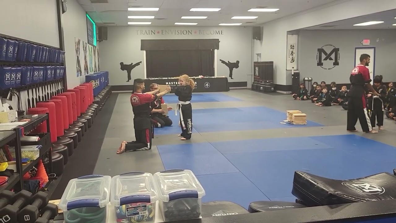 Sasha's Belt Test & Board Break