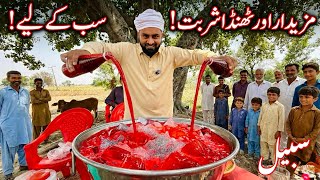 45°C Degree Ki Garmi Me Thand Thar Rooh Afza Milk Sharbat Ki Sabeel Laga Di! 🥵🥶