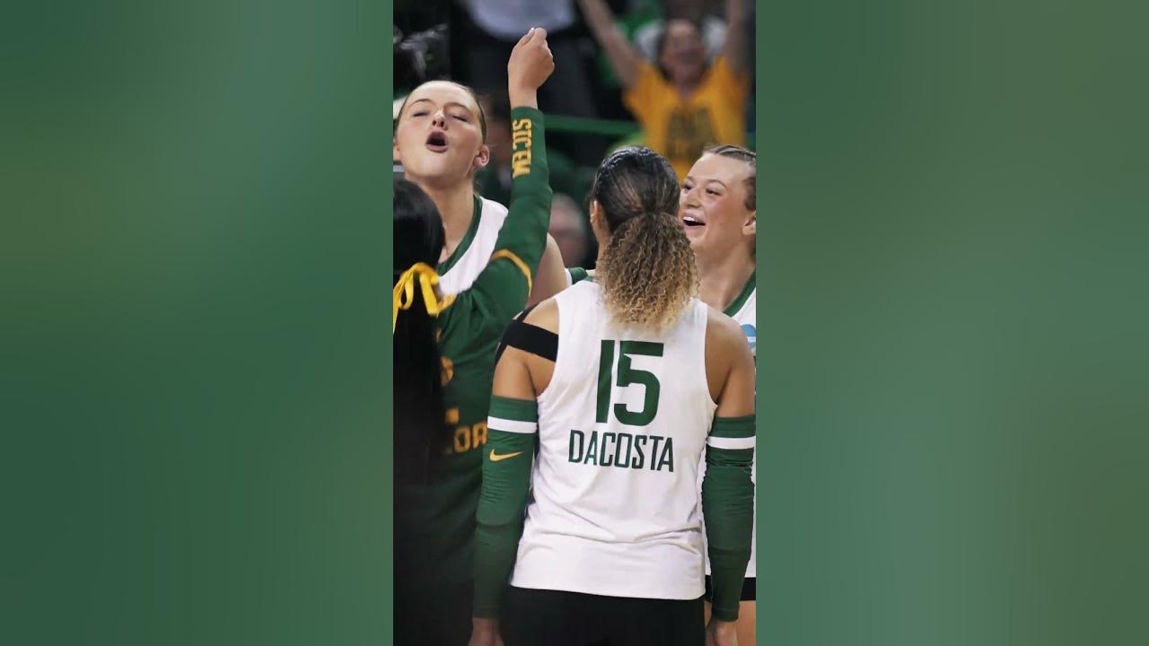 Baylor Volleyball Allie Sczech block vs Rice YouTube
