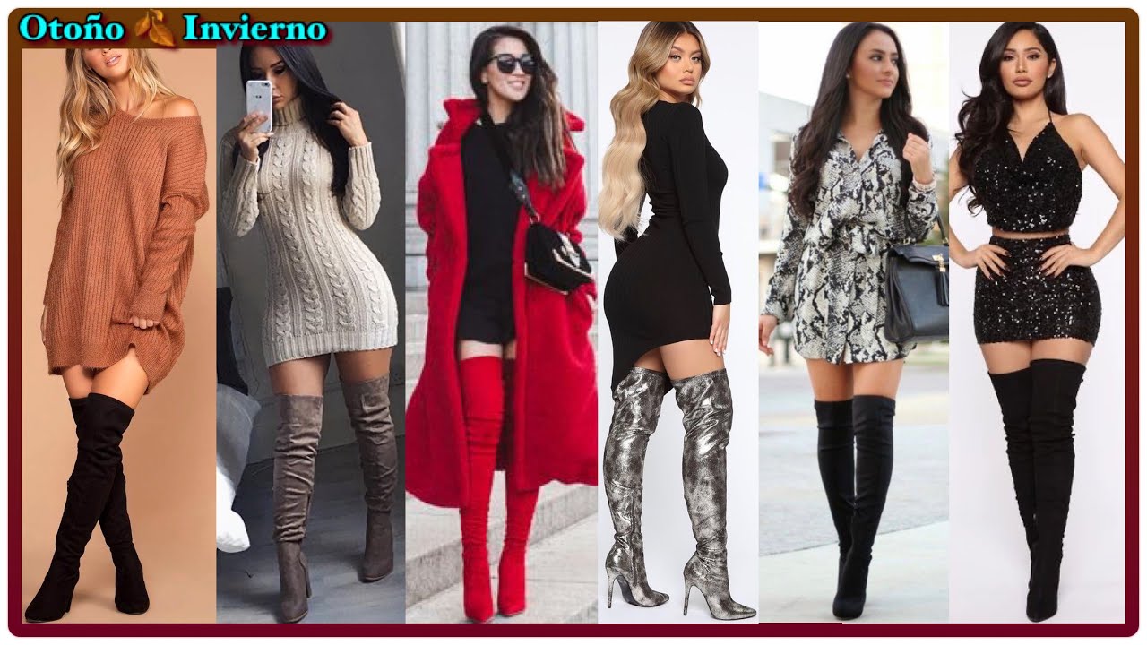 Outfit Para Botas Altas Belgium, SAVE 41% 