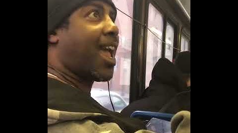 Guy on bus was ignoring me.