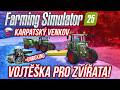 VOJTĚŠKA PRO ZVÍŘATA | +UNBOXING MODELU TRAKTORU | Farming Simulator 25 Multiplayer S02: Karpaty #02