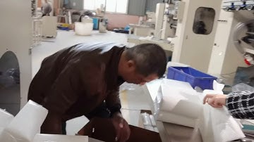 7 Lines N Z Fold Hand Towel Paper Converting Cutting Packing Machine Production Line