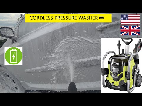 Ryobi RPW36120HI battery powered 🔋 Best CORDLESS pressure washer for 🚗 car detailing ⚙️ REVIEW