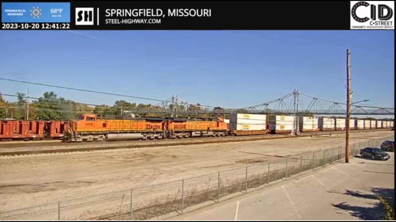 Springfield CID Live Railcam (PTZ) - Springfield, MO #steelhighway