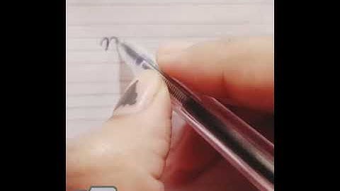 Small n in cursive writing for beginners #cursivewriting #handwriting #creativeskills #art #skills