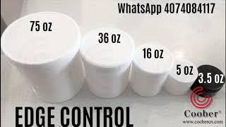 Edge Control braid loc gel - Retail size & Bulk size - Coober private label curly hair care vendor
