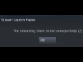 💨 Steam Stream Launch Failed