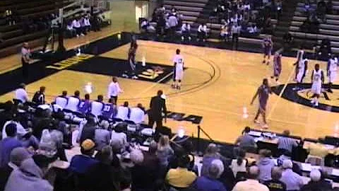 cardell hunter #12 white point guard 17 points vs ...