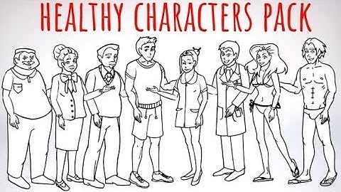 21415030 healhty lifestyle sport fitness medicine characters doodle whiteboard animation