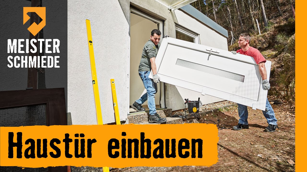 Neue Haustür einbauen und alte Haustür ausbauen – Anleitung Tür montieren / Montageanleitung