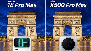 Xiaomi 18 Pro Max VS Vivo X500 Pro Max Camera Test Comparison