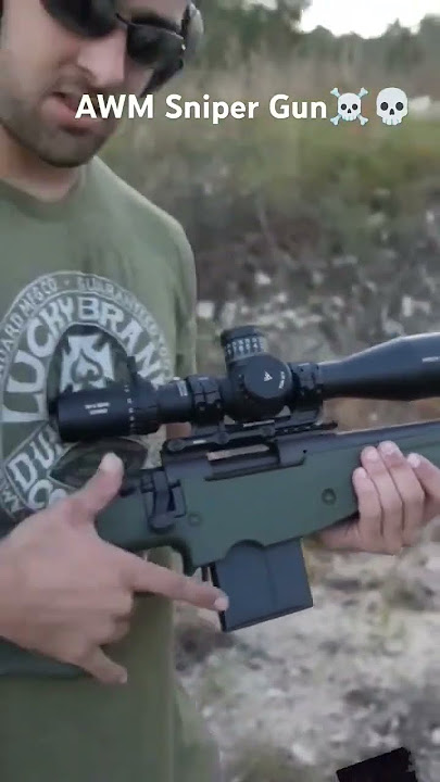 AWM Sniper Gun Real Life #warzone #airsoft #awmheadshot #awmking #freefireshorts #bgmishorts #pubg
