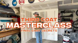 Drywall Third Coat MASTERCLASS (Start to Finish) | No Sanding Tricks, Tools & Pro Techniques