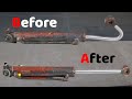 Straightening &amp; Rebuilding a Bent Hydraulic Ram || How to Fix and Straighten a Bent Hydraulic Ram