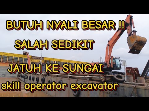 part 2. Proses buka pintu tongkang - YouTube