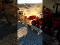 Miniature Grader Pushes Through Obstacle! 🚧 Tiny Construction Action!