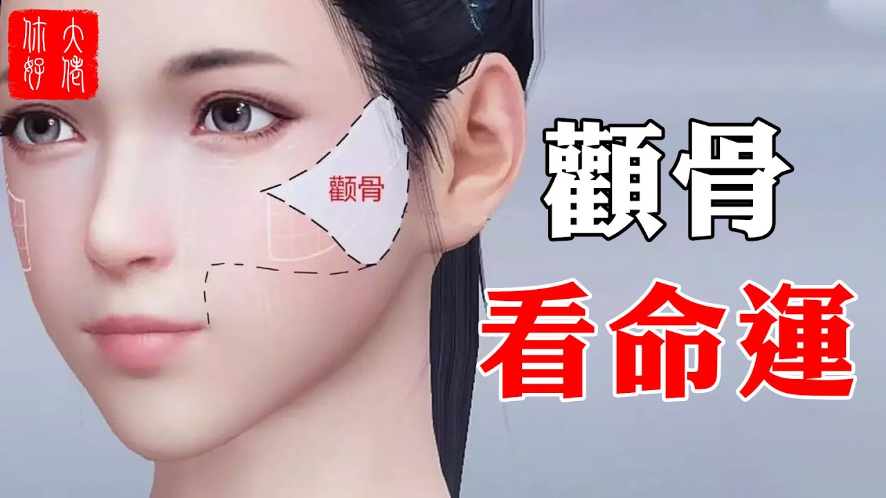 【面相】顴骨高凸女克夫,顴骨有肉享清福!12種顴骨面相,你是哪一種,命運如何?#大佬你好啊 - YouTube
