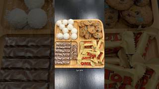 Filling platter with sweets #asmr #youtubeshorts