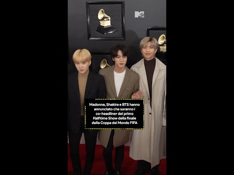 Video Madonna, Shakira e BTS saranno i protagonisti del Halftime Show dei mondiali di Calcio | MTV Celeb