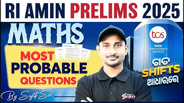 RI Exam Analysis Today (27th October 2025 ) | RI AMIN Math Question 2025 (Memory Based) I Sujit Sir