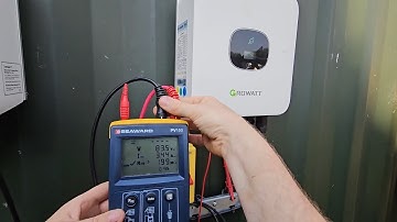 How to use the Seaward / Benning solar tester, and how to test an array without one.