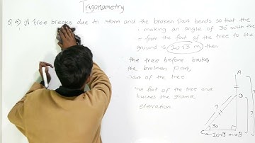 Trigonometry | Height and Distance Problems | Class 10 Compulsory Maths | SEE Preparation