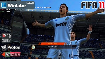 FIFA 11 on Android | Winlator Ludashi v2.7.2 | Snapdragon 680 | 4gb ram