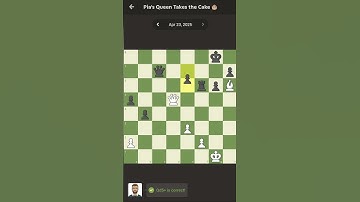 Chess Daily Puzzle April 23 #chess #dailychesspuzzle