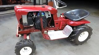 Modifying a vintage 1967 Wheel Horse Lawn Ranger 157 tractor