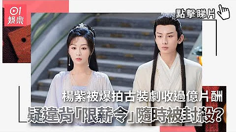 楊紫被爆拍古裝劇收過億片酬　疑違背「限薪令」隨時被封殺？｜01娛樂｜楊紫｜沉香如屑 - 天天要聞