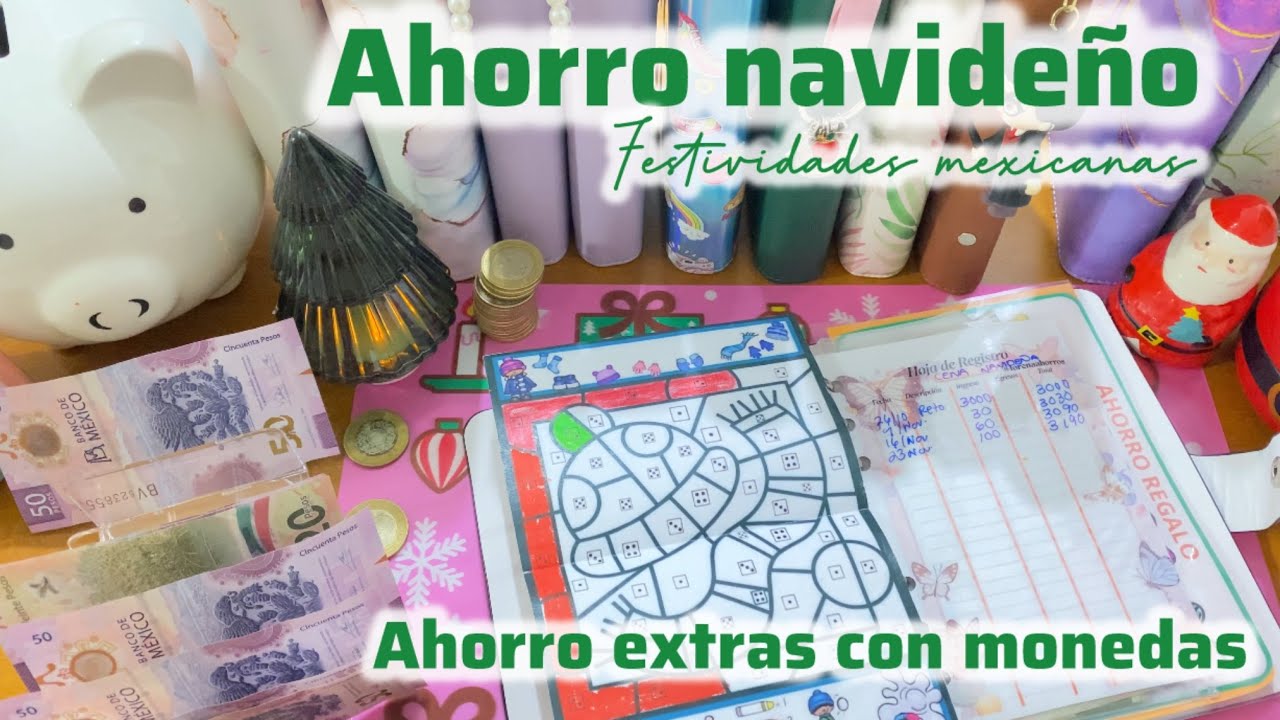 🔴AHORRO NAVIDEÑO 🎄 Y AHORRO CON MONEDAS 🪙 💰