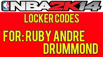 NBA 2K14 Locker Codes: Ruby Andre Drummond! PS4/XBOX ONE