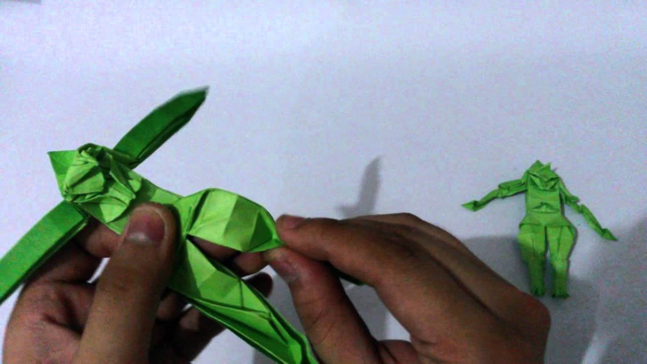 How to make origami Link (legend of zelda) pt 2 YouTube