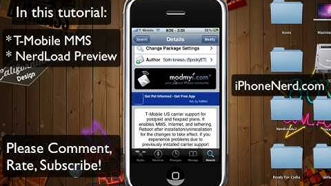 How to activate MMS text Messaging on iPhone 3g s,3g and 2g for T-Mobile.