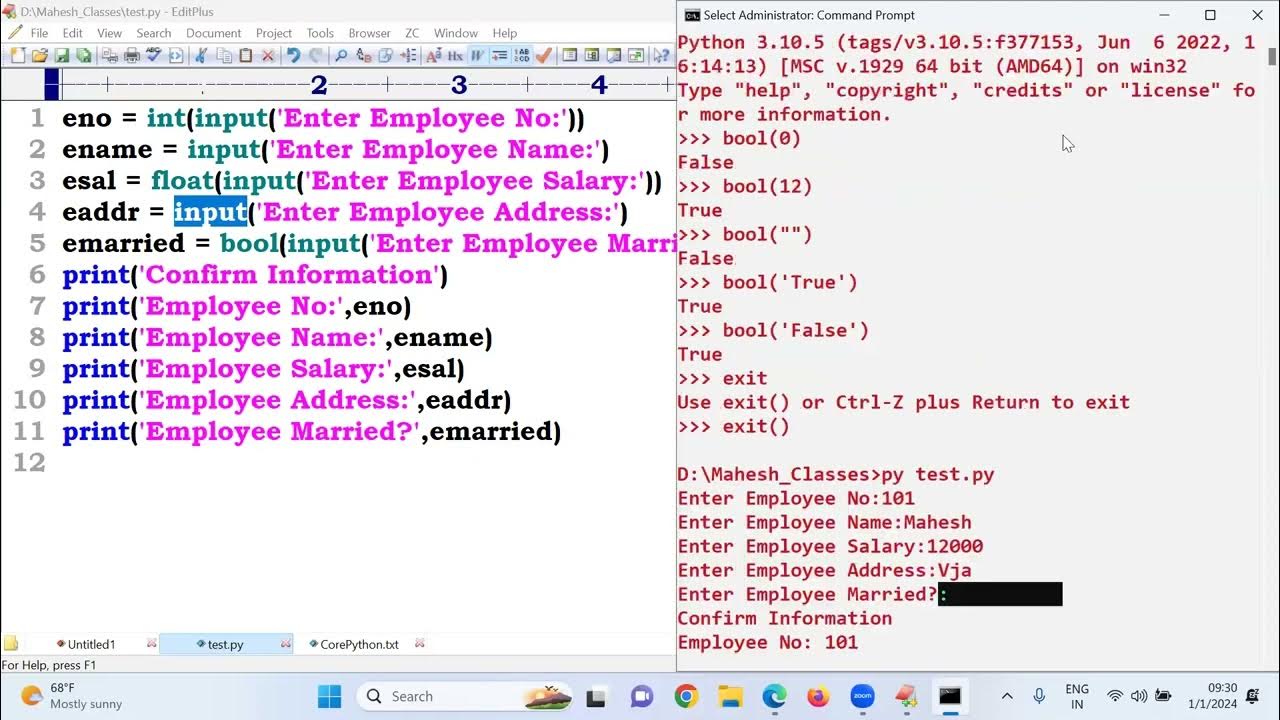 Day 08 Input and output streams in python Example - YouTube