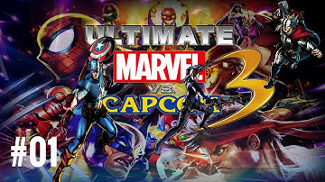 ULTIMATE MARVEL VS CAPCOM 3 - ARCADE MODE #1 | PS4